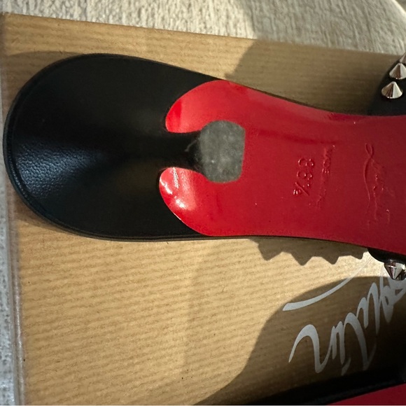 Christian Louboutin Black Studded Women's Shoes - Picture 6 of 6